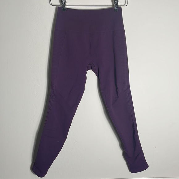 Lululemon Flow & Go Tight High Waist Purple Leggings 7/8 Length - Picture 4 of 8